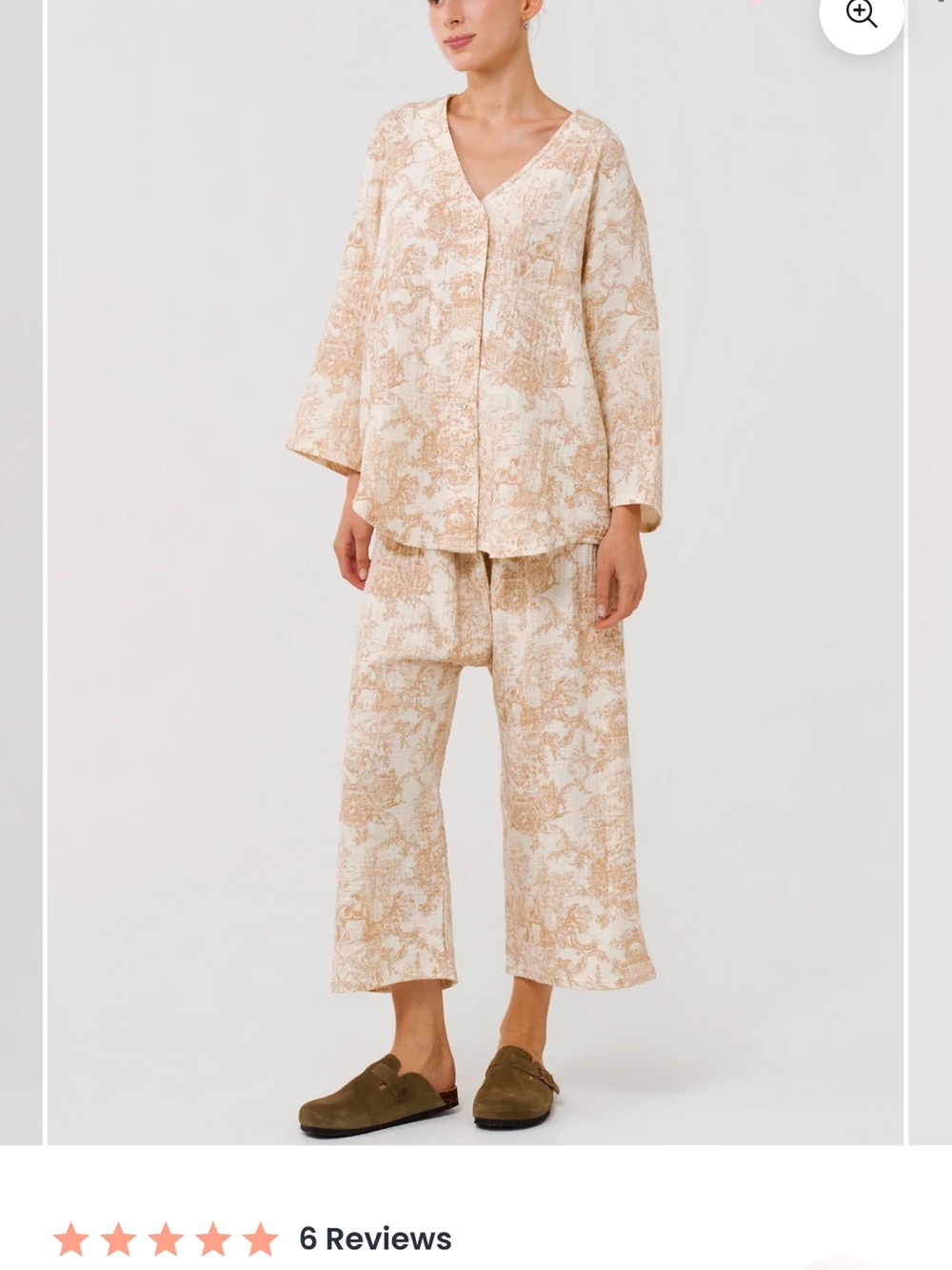 Nothing Fits But - Muslin Gauze Nursing Set in Beige